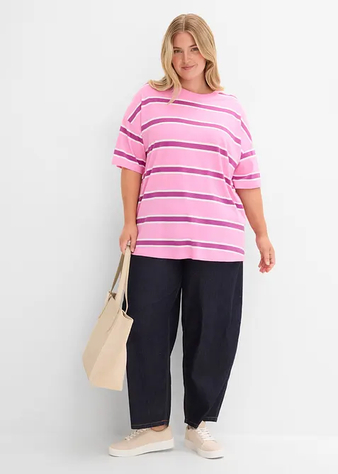Boxy-Shirt aus Baumwoll- Viskose - Mix, bonprix