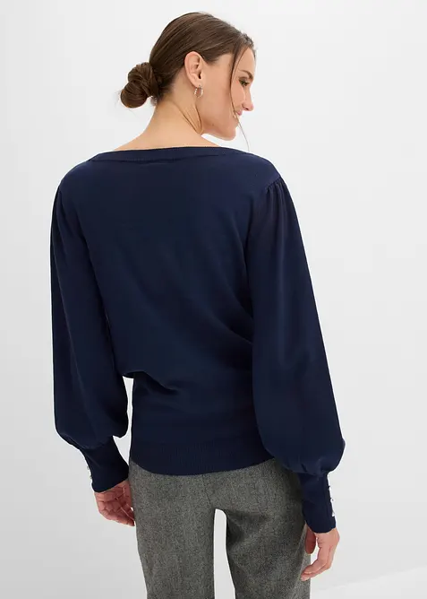 Feinstrickpullover aus Viskose-Mix, bonprix