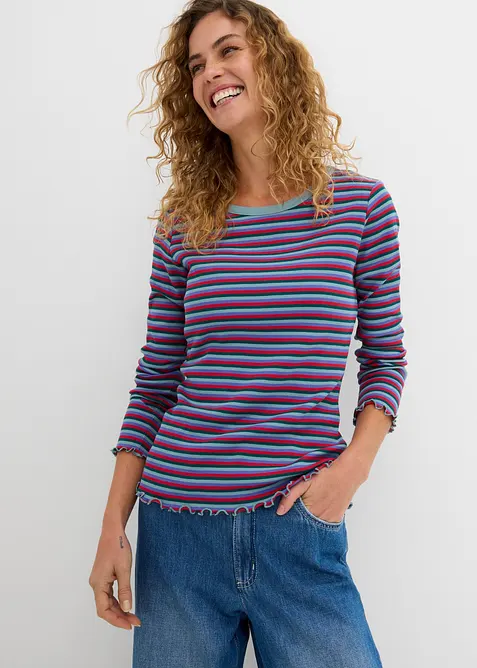 Rippshirt aus Bio-Baumwolle, bonprix