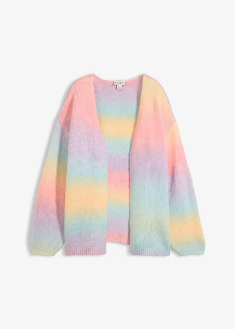 Grobstrickjacke aus weichem Woll-Mix, bonprix