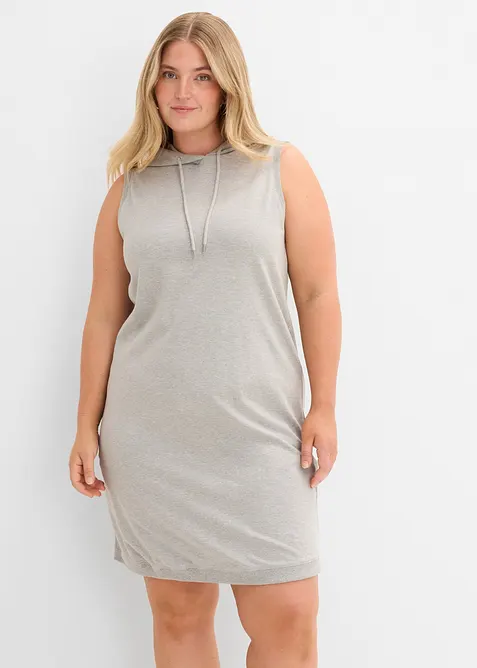 Shirtkleid aus elastischem Baumwoll-Mix, bonprix