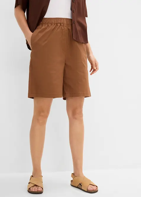 Short taille extensible en coton, bonprix