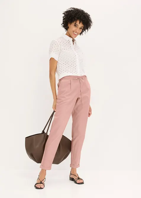 Leinenhose aus einem Leinen-Mix, bonprix