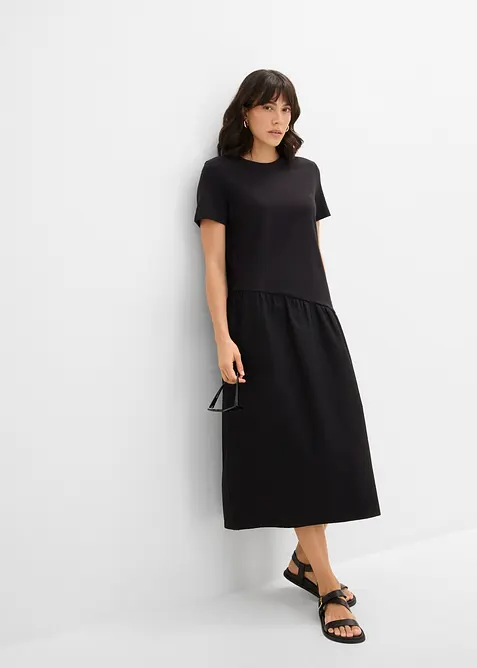 Robe bi-mati&egrave;re, bonprix
