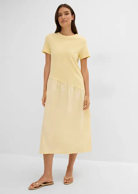 Robe bi-mati&egrave;re, bonprix
