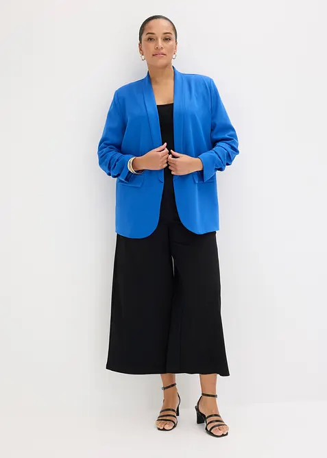 Blazer &agrave; manches fronc&eacute;es, bonprix