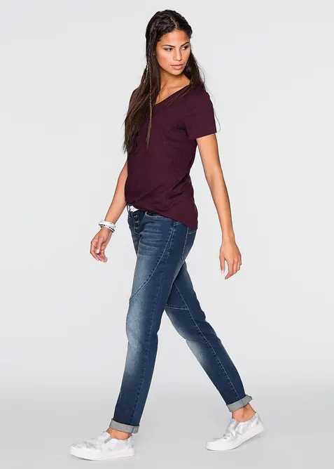 T-Shirt aus Baumwoll-Viskose-Mix, bonprix