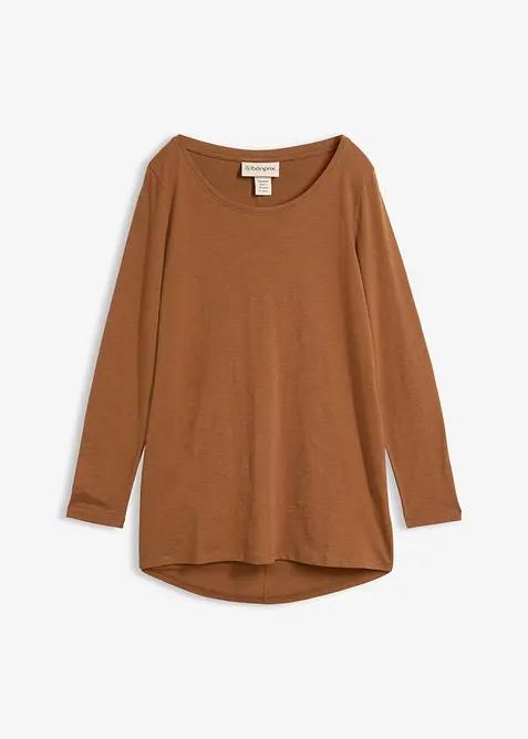 Langarmshirt aus leichtem Slub-Jersey-Material, bonprix