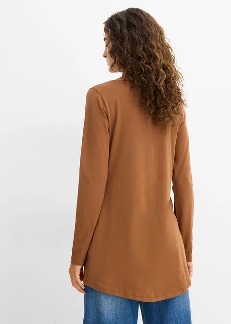 Langarmshirt aus leichtem Slub-Jersey-Material, bonprix