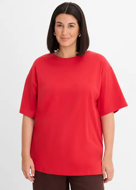 T-shirt long en interlock, bonprix