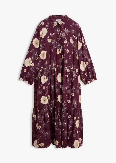 Tunika-Kleid aus flie&szlig;ender Viskose, bonprix