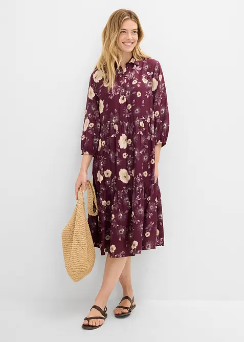 Tunika-Kleid aus flie&szlig;ender Viskose, bonprix