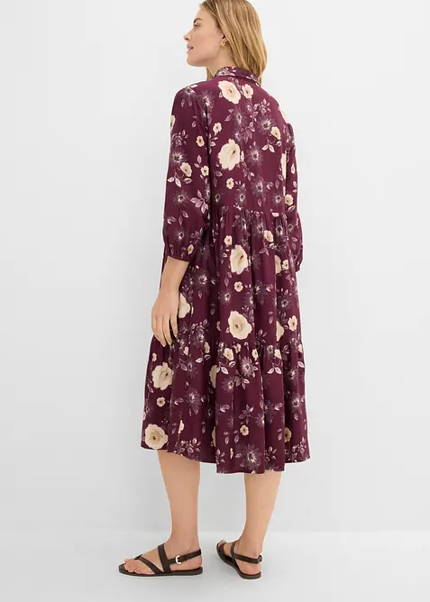 Tunika-Kleid aus flie&szlig;ender Viskose, bonprix