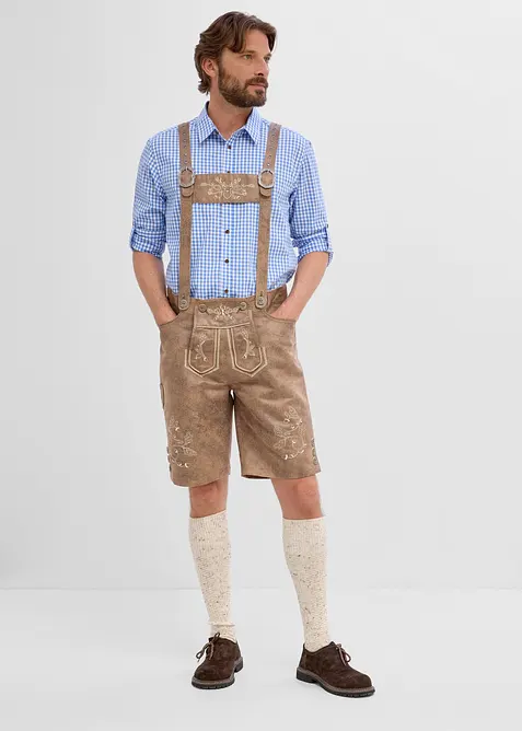 Trachtenhose aus Lederimitat, bonprix