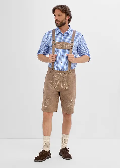 Trachtenhose aus Lederimitat, bonprix