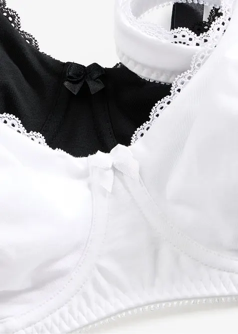Minimizer T-Shirt-BH mit B&uuml;gel mit Bio-Baumwolle (2er Pack), bonprix