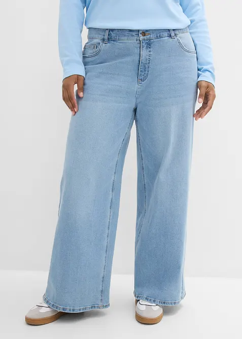 Jean large taille mi-haute, bonprix