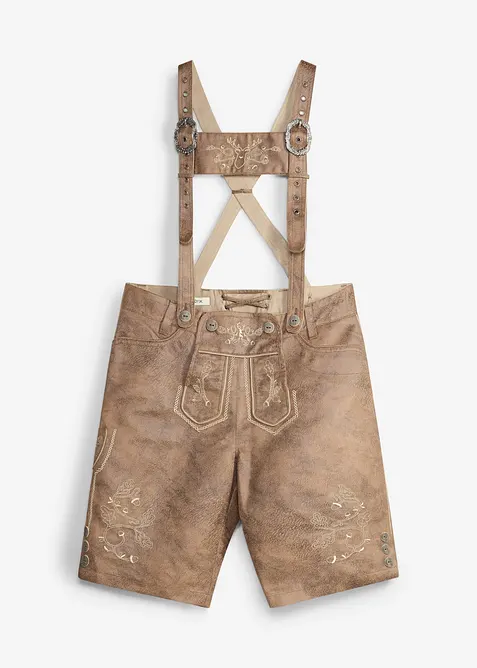 Trachtenhose aus Lederimitat, bonprix