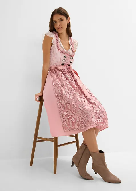 Dirndl mit Pailletten Sch&uuml;rze (2-tlg.Set), bonprix