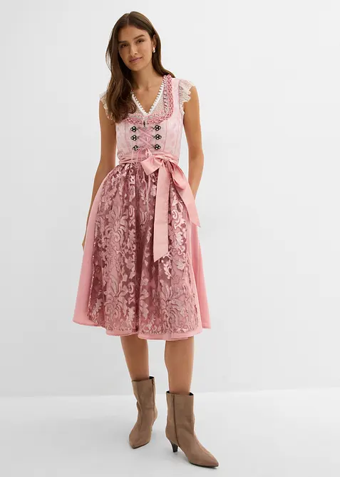 Dirndl mit Pailletten Sch&uuml;rze (2-tlg.Set), bonprix