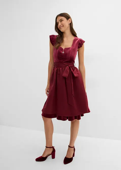 Dirndl avec tablier (ens. 2 pces), bonprix