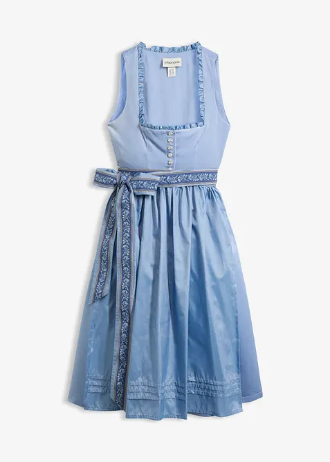 Dirndl midi avec velours (ens. 2 pces), bonprix