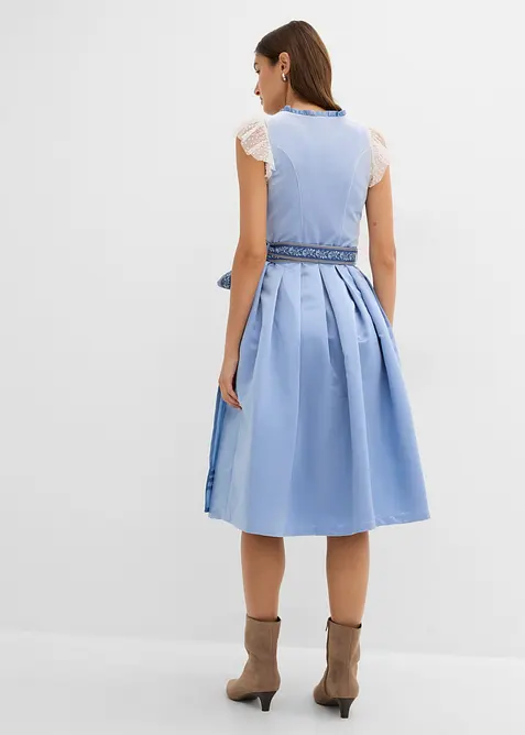 Dirndl midi avec velours (ens. 2 pces), bonprix