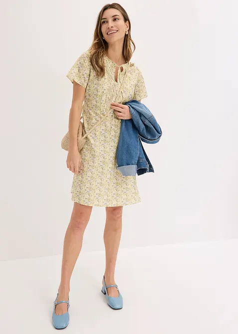 Kurzes Kleid aus leichter Baumwolle, bonprix