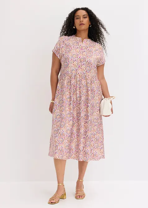 Midikleid aus Viskose-Mix, bonprix