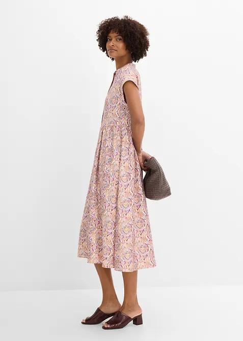 Midikleid aus Viskose-Mix, bonprix