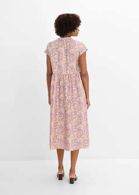 Midikleid aus Viskose-Mix, bonprix