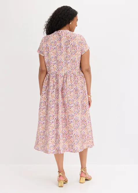 Midikleid aus Viskose-Mix, bonprix