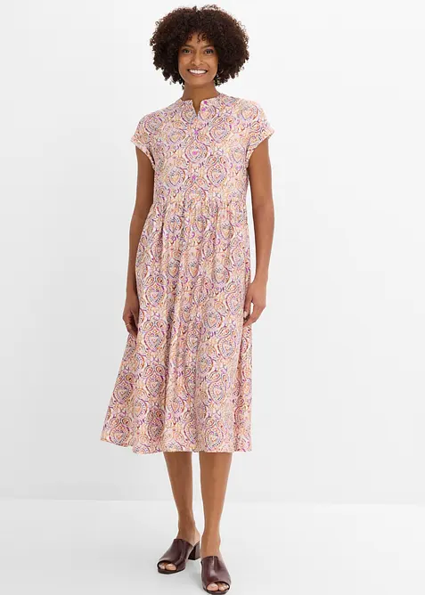 Midikleid aus Viskose-Mix, bonprix