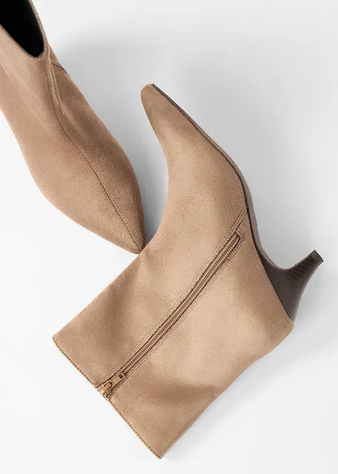 Stiefeletten mit schmalem Absatz, bonprix