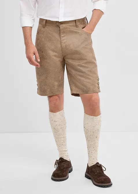 Trachtenhose aus Lederimitat, bonprix