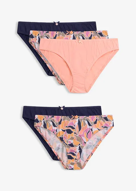 Slip mit Baumwolle (5er Pack), bonprix