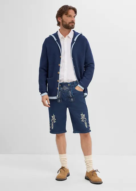 Trachtenhose aus Sweatdenim mit Komfortbund, bonprix