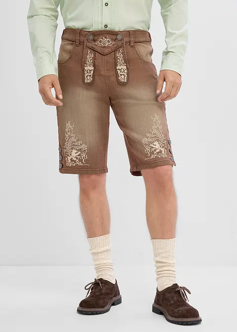 Jeans-Trachtenhose mit Vintage-Waschung, Regular Fit, bonprix