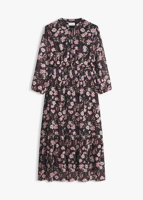 Robe midi en mesh, bonprix