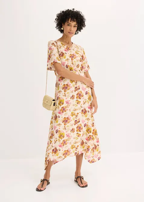 Robe &agrave; base asym&eacute;trique, bonprix