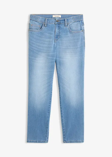 Jean droit, taille mi-haute, cropped, bonprix