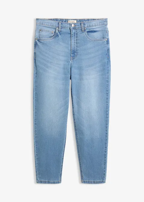 Jean mom taille haute, cropped, bonprix