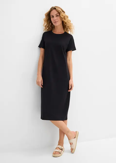Jerseykleid aus reiner Bio-Baumwolle, bonprix