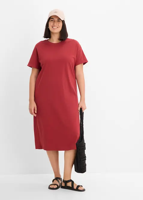 Shirtkleid aus reiner Bio-Baumwolle, bonprix