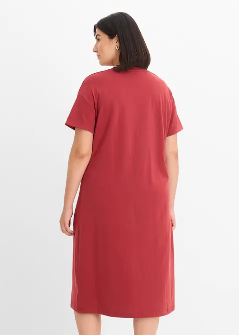 Shirtkleid aus reiner Bio-Baumwolle, bonprix