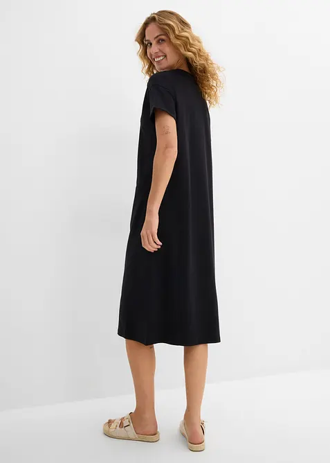 Jerseykleid aus reiner Bio-Baumwolle, bonprix