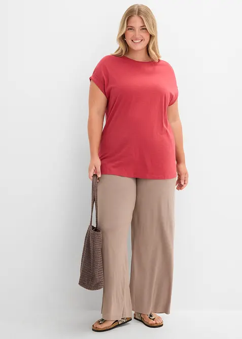 Longshirt aus reiner Bio-Baumwolle (2er Pack), bonprix