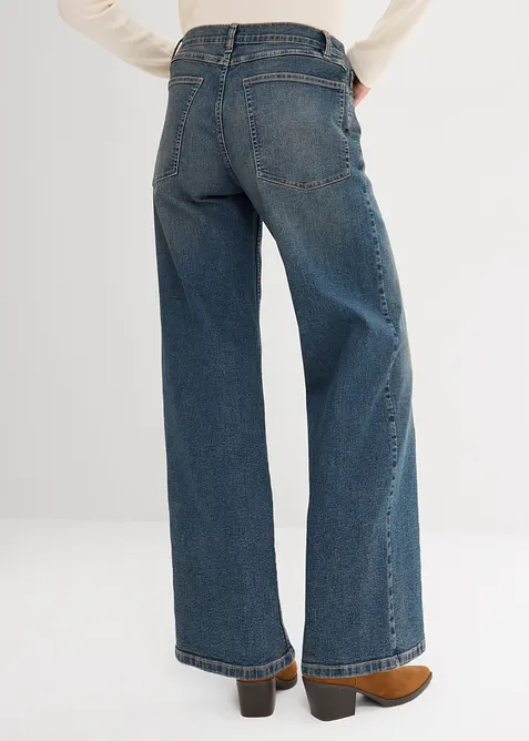Jean large taille haute, bonprix