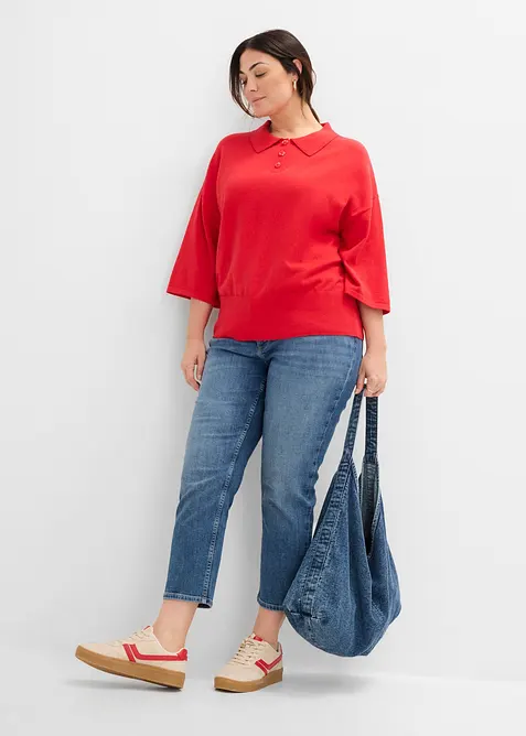 Slim-Fit-Jeans High Waist cropped, bonprix