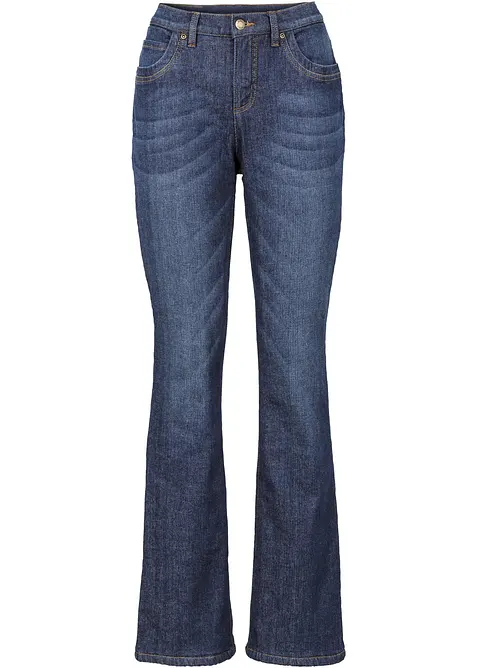 Bootcut-Jeans High Waist, Thermo, bonprix